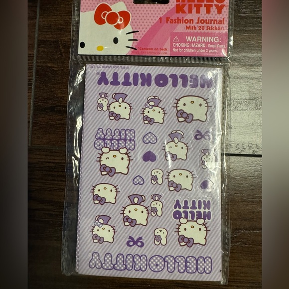 Vintage Sanrio Hello Kitty Fashion Journal/Diary With Stickers - Picture 3 of 6